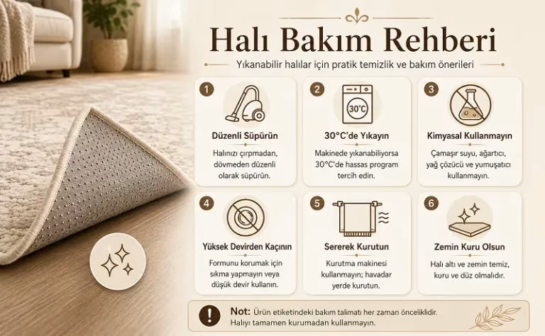 Halı Bakım Rehberi: Halınızı Uzun Ömürlü Kullanmanın Pratik Yolları