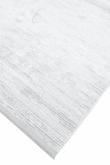 Yağız Halı Verona Soft Bambu Halı | Gri Beyaz Sade Desenli Modern Premium Salon Halısı