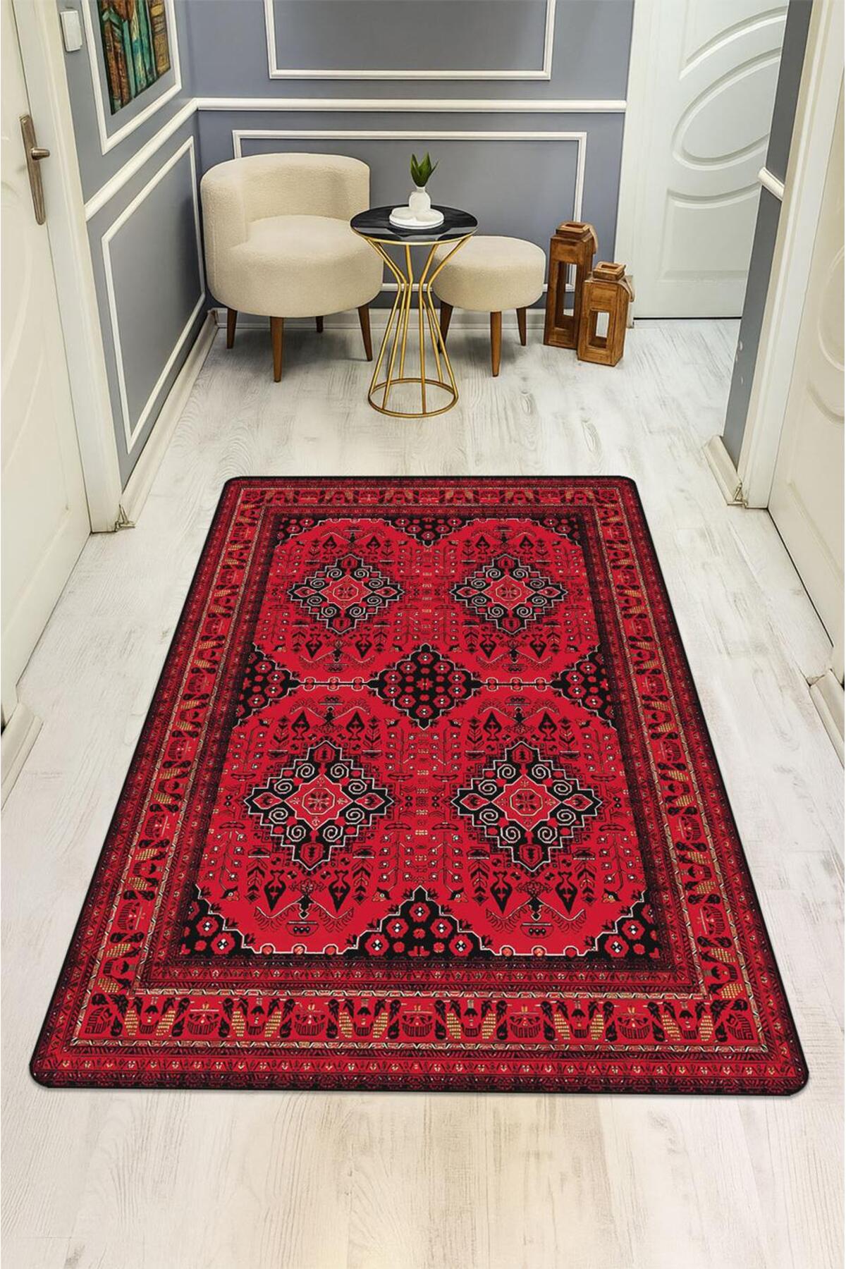 Kaymaz Taban Yıkanabilir Halı – Model 011