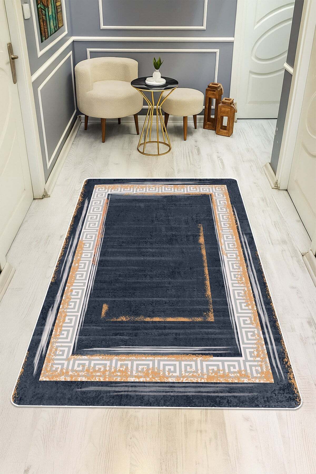 Kaymaz Taban Yıkanabilir Halı – Model 010