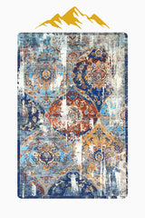 Kaymaz Taban Yıkanabilir Halı – Model 003 Çok Renkli
