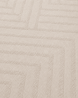 Minimalist Geometrik Figürlü Yatak Odası Halısı - Krem Leke Tutmaz Dekoratif image 4