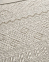 Geometrik Kilim Desenli Modern Koridor Yolluğu - Krem Vizon İskandinav Tarzı image 3