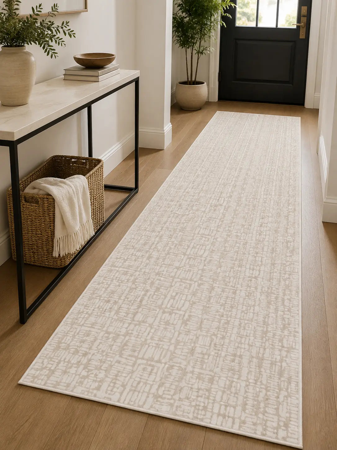 Sevenhill Kesme Yolluk 80 CM Ve 100 CM Özel Kesim Yolluk Krem