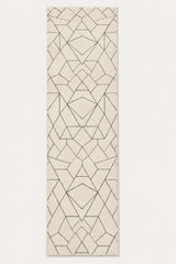 Sevenhill Kesme Yolluk 80 CM Özel Kesim Yolluk Krem Siyah