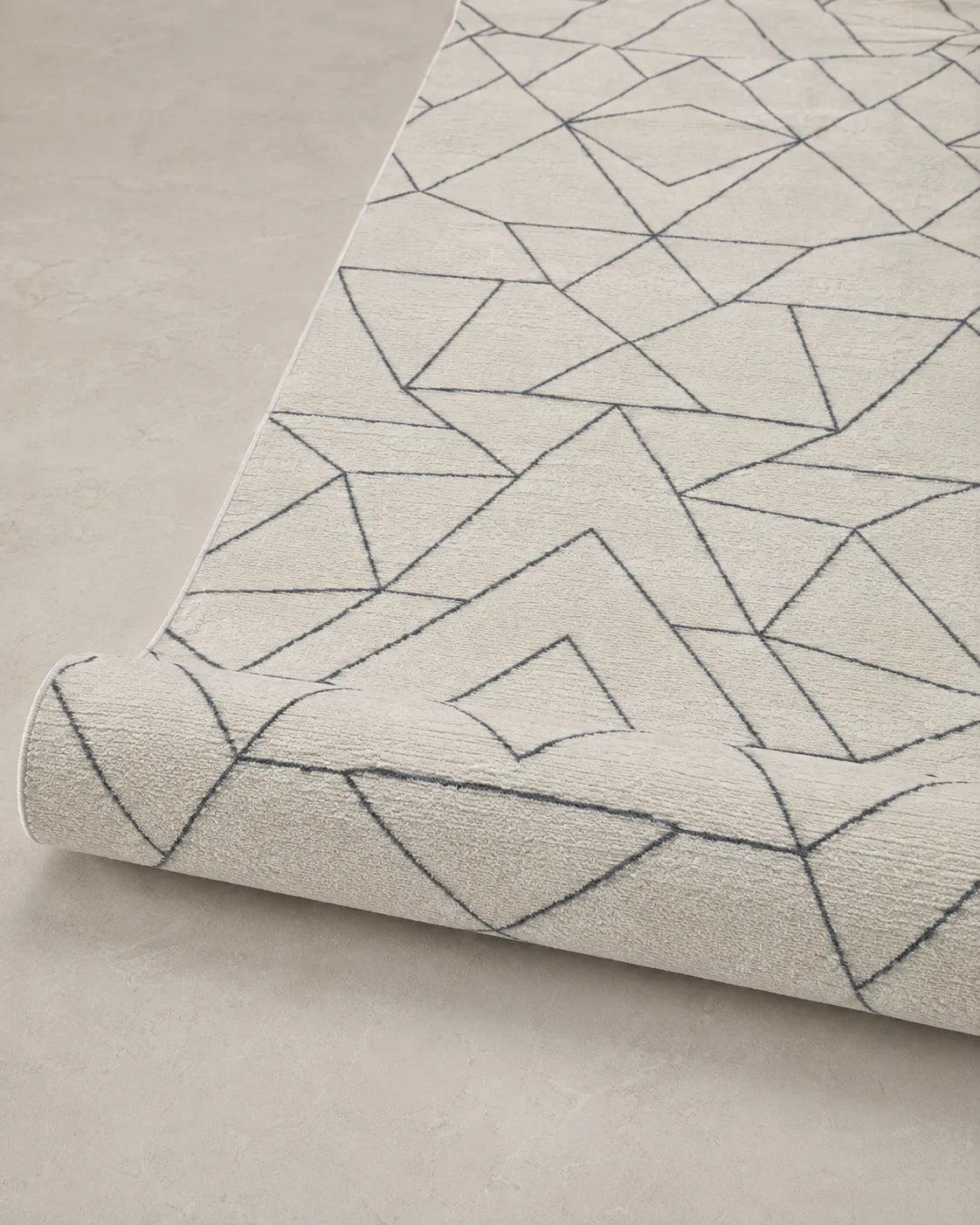 Sevenhill Kesme Yolluk 80 CM Özel Kesim Yolluk Krem Siyah