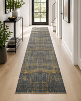 Sevenhill Kesme Yolluk 80 CM Özel Kesim Yolluk Gri Sarı