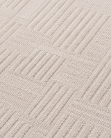 Modern Geometrik Desenli Şönil Kilim - Krem / Bej