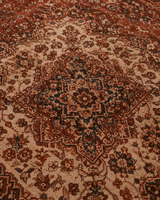 Klasik Eskitme Göbekli Salon Halısı - Kiremit Vintage Desenli Halı image 1