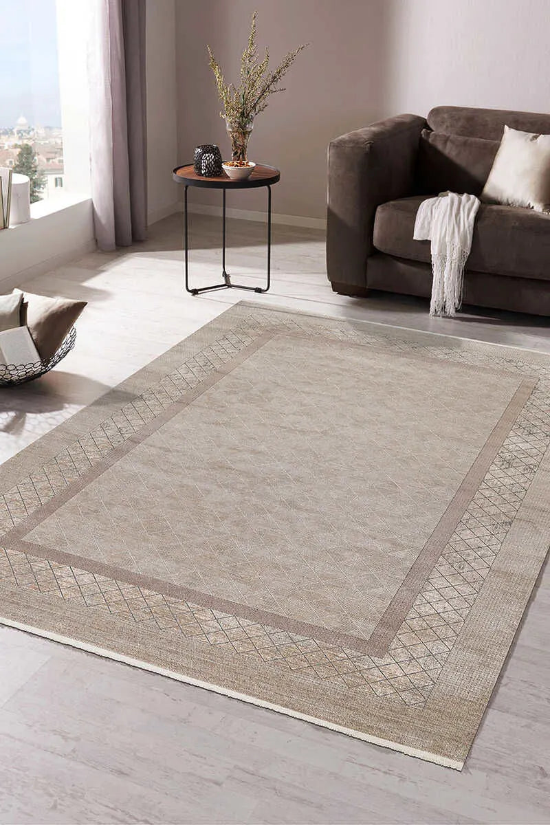 Festival Halı Maxilux Modern Bej Oda Halısı A810AP 200x290(6M2)
